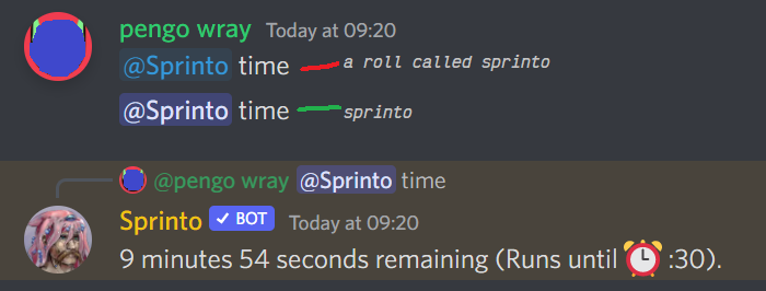 @Sprinto role vs bot