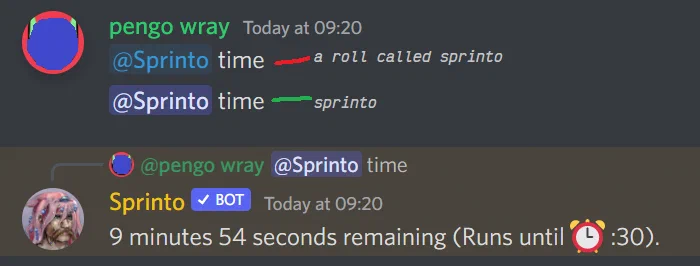 @Sprinto role vs bot